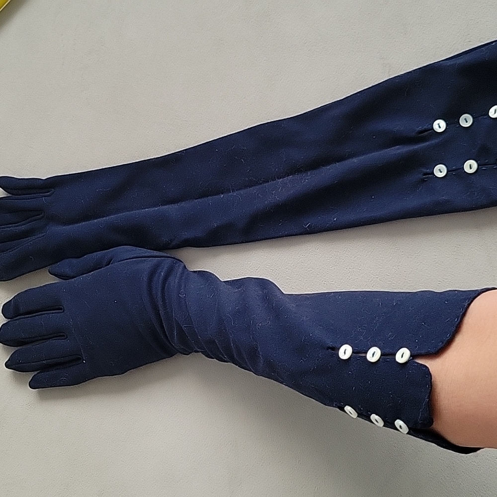 Vintage Louis Fischt Evening Gloves